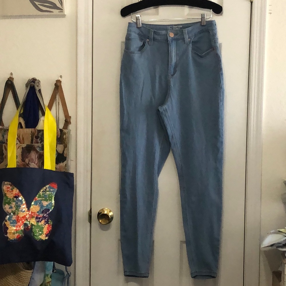 No Bo high rise skinny jeans